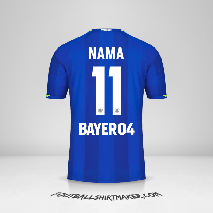 Jersey Bayer 04 Leverkusen 2021/2022 Alternatif -  nama - 11