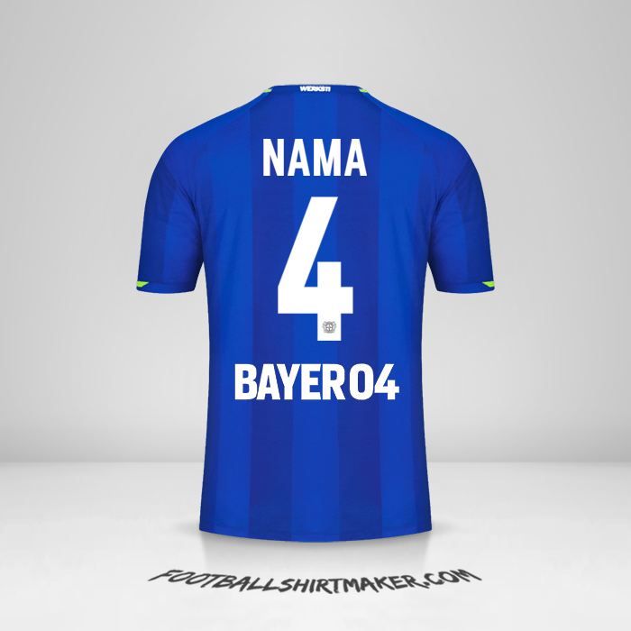 Jersey Bayer 04 Leverkusen 2021/2022 Alternatif -  nama - 4