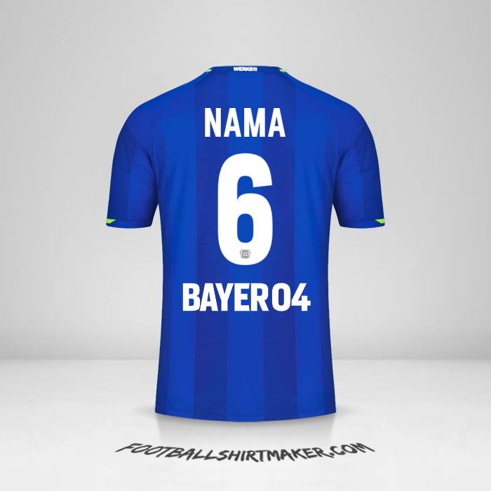 Jersey Bayer 04 Leverkusen 2021/2022 Alternatif -  nama - 6