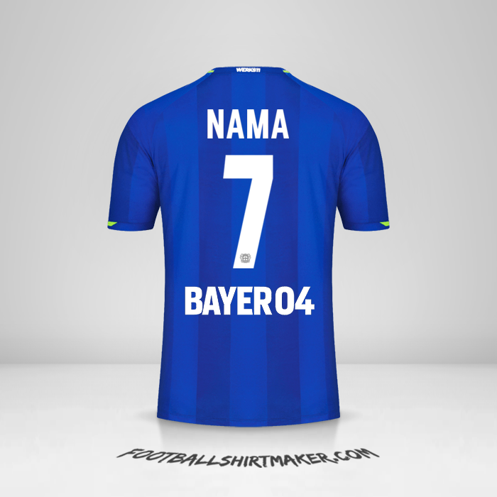Jersey Bayer 04 Leverkusen 2021/2022 Alternatif -  nama - 7