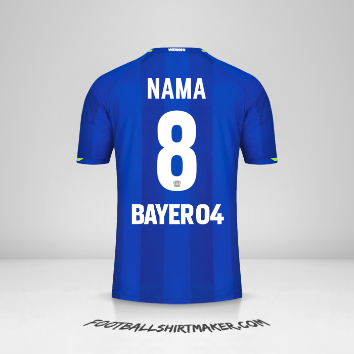 Jersey Bayer 04 Leverkusen 2021/2022 Alternatif -  nama - 8