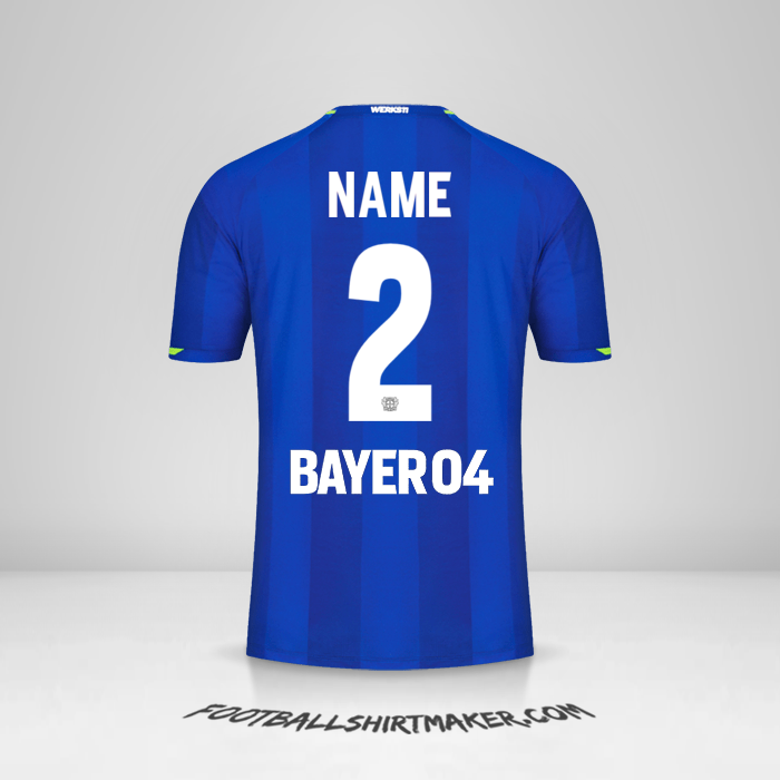 Trikot Bayer 04 Leverkusen 2021/2022 Auswärts -  name - 2