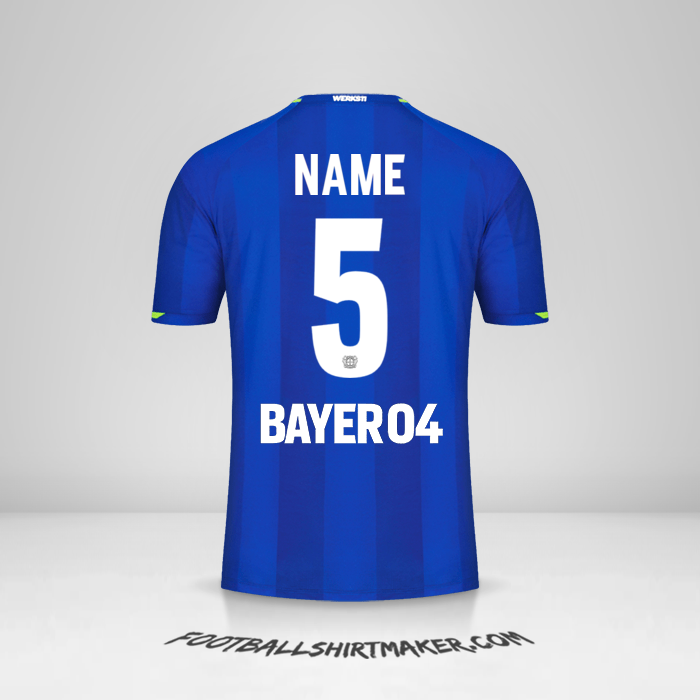Trikot Bayer 04 Leverkusen 2021/2022 Auswärts -  name - 5