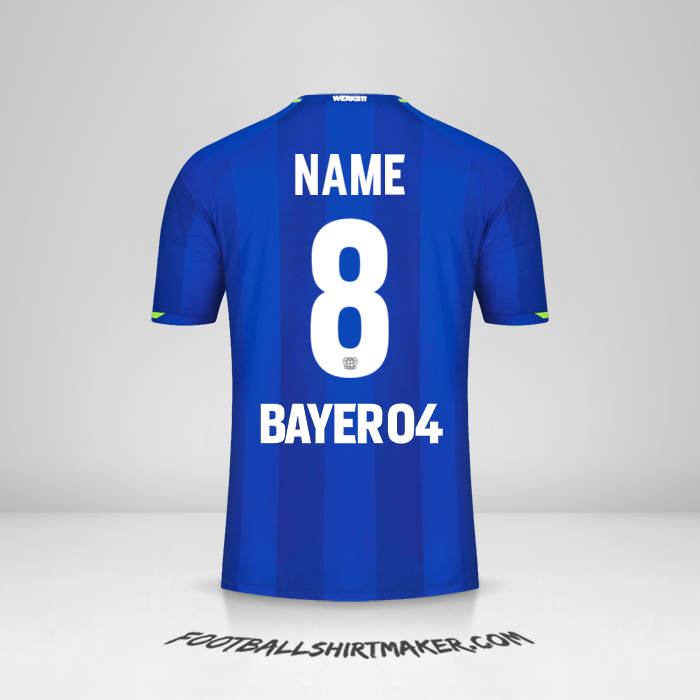 Jersey Bayer 04 Leverkusen 2021/2022 Away -  name - 8