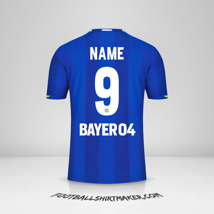 Trikot Bayer 04 Leverkusen 2021/2022 Auswärts -  name - 9