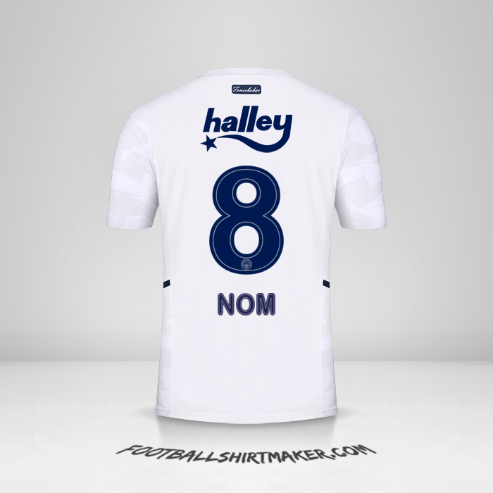 Maillot Fenerbahce SK 2021/2022 Extérieur -  nom - 8