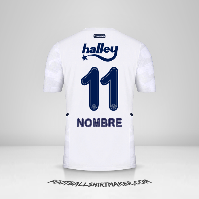 Jersey Fenerbahce SK 2021/2022 Visita -  nombre - 11