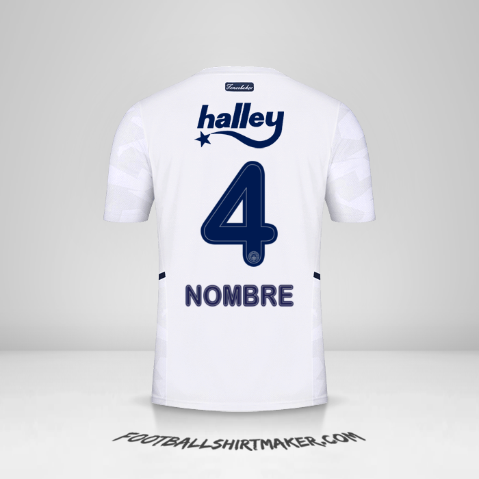 Jersey Fenerbahce SK 2021/2022 Visita -  nombre - 4