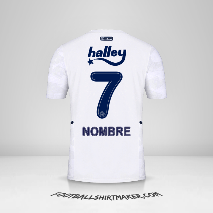 Jersey Fenerbahce SK 2021/2022 Visita -  nombre - 7