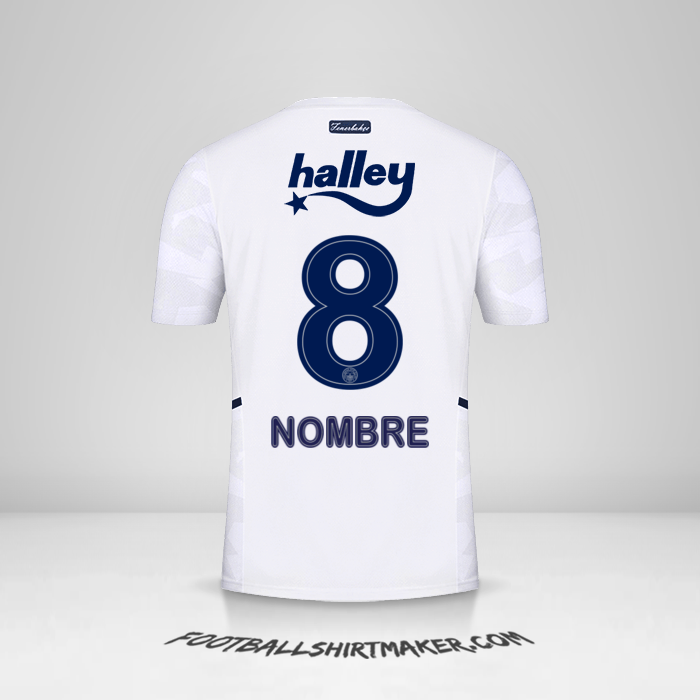 Jersey Fenerbahce SK 2021/2022 Visita -  nombre - 8