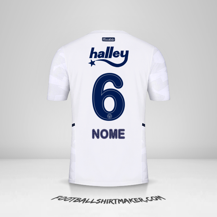 Camisola Fenerbahce SK 2021/2022 Alternativa -  nome - 6
