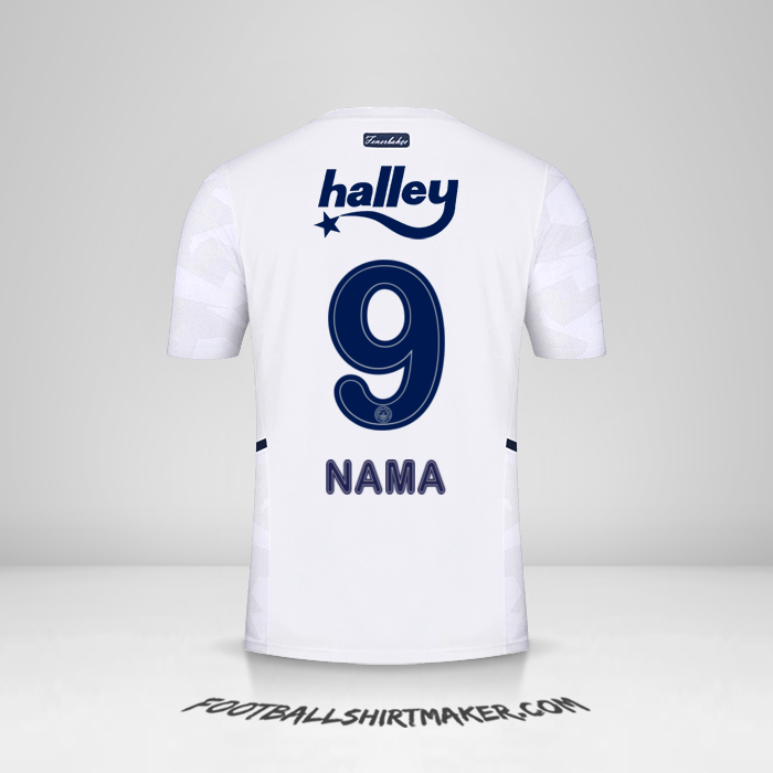Jersey Fenerbahce SK 2021/2022 Alternatif -  nama - 9