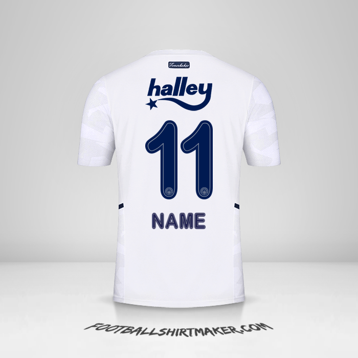 Trikot Fenerbahce SK 2021/2022 Auswärts -  name - 11