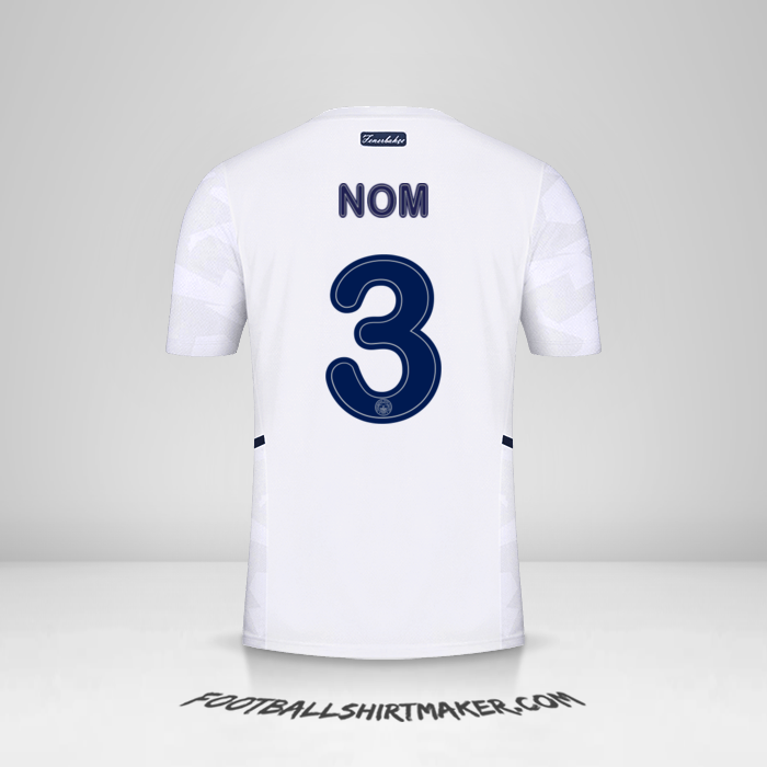 Maillot Fenerbahce SK Cup 2021/2022 Extérieur -  nom - 3