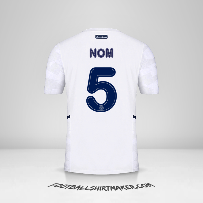 Maillot Fenerbahce SK Cup 2021/2022 Extérieur -  nom - 5