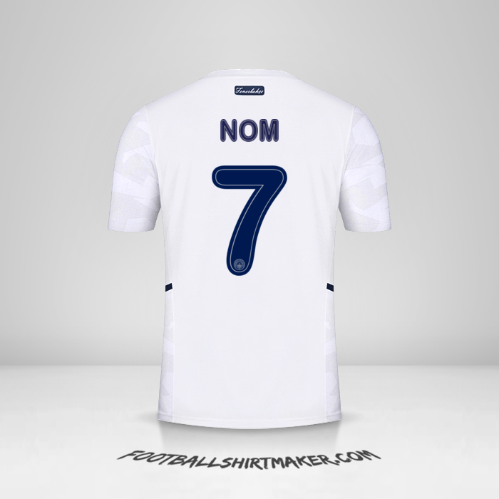 Maillot Fenerbahce SK Cup 2021/2022 Extérieur -  nom - 7