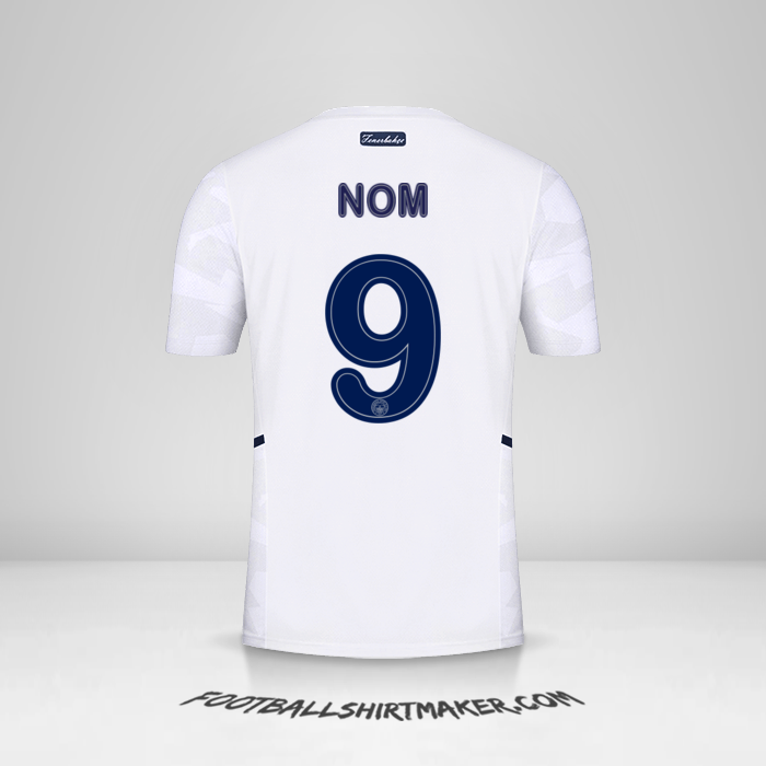 Maillot Fenerbahce SK Cup 2021/2022 Extérieur -  nom - 9
