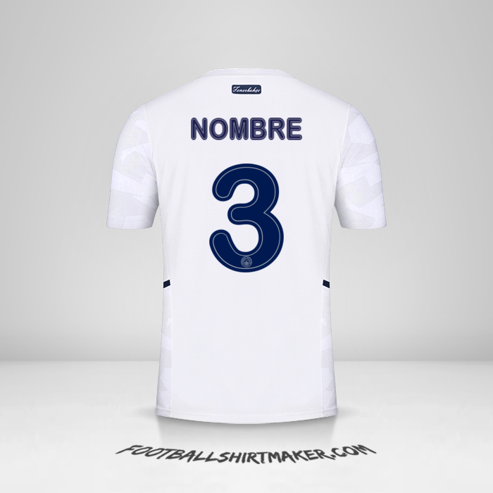Jersey Fenerbahce SK Cup 2021/2022 Visita -  nombre - 3