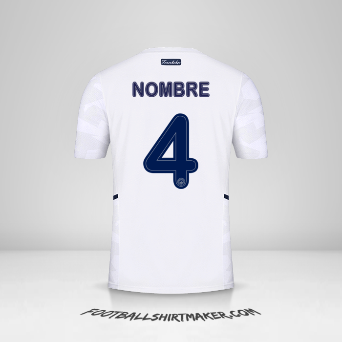 Jersey Fenerbahce SK Cup 2021/2022 Visita -  nombre - 4