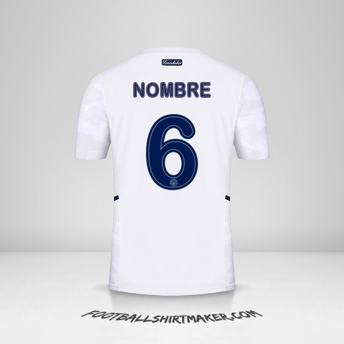 Jersey Fenerbahce SK Cup 2021/2022 Visita -  nombre - 6