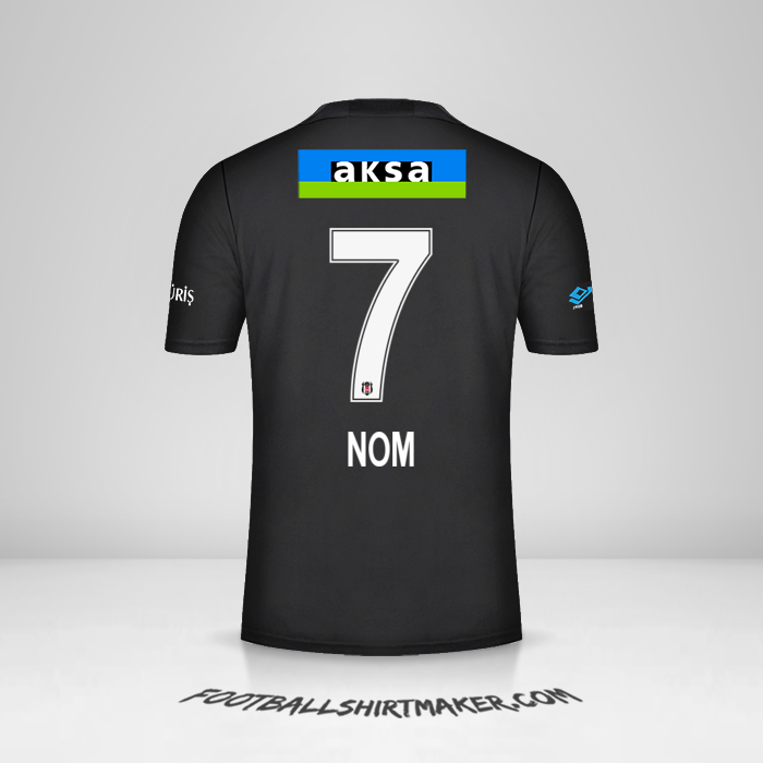 Maillot Besiktas JK 2021/2022 Extérieur -  nom - 7