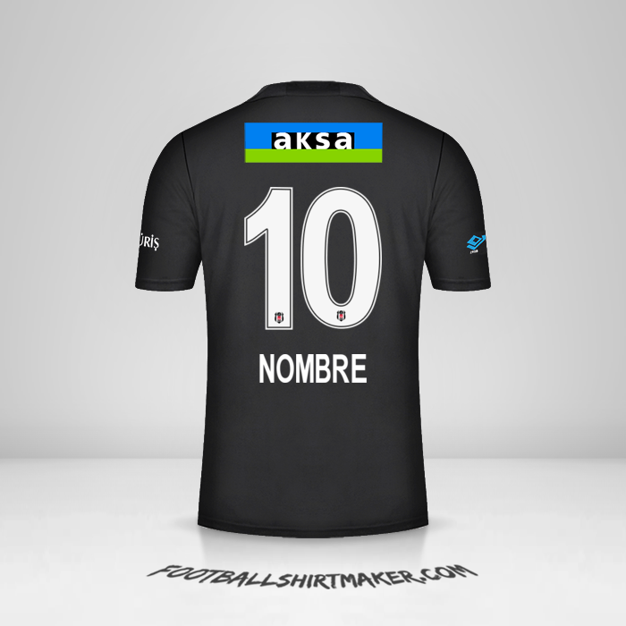 Camiseta Besiktas JK 2021/2022 Visita -  nombre - 10