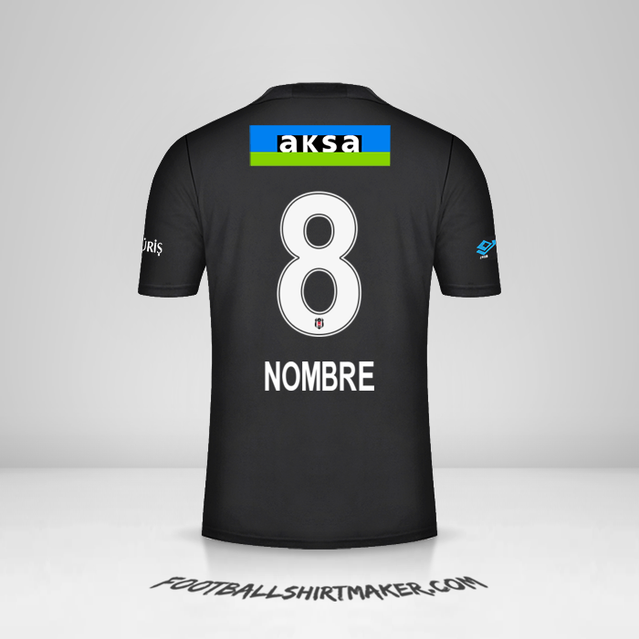 Jersey Besiktas JK 2021/2022 Visita -  nombre - 8
