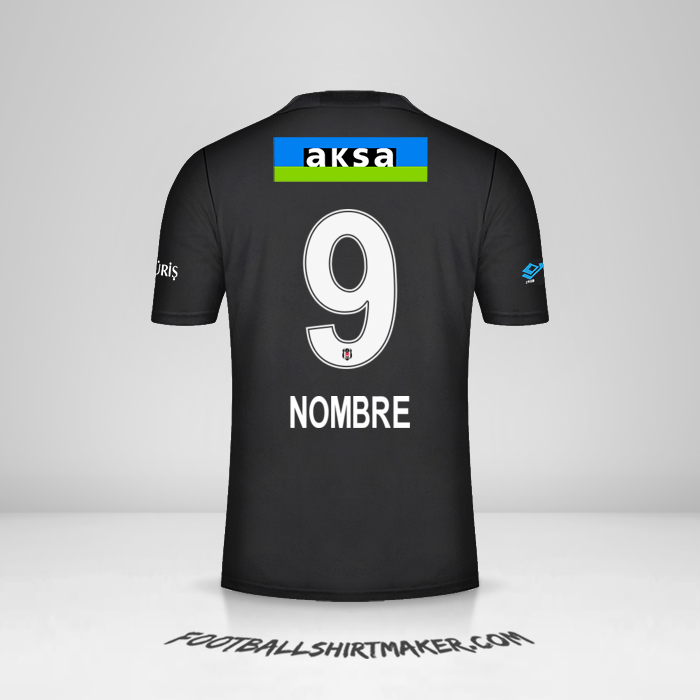 Jersey Besiktas JK 2021/2022 Visita -  nombre - 9