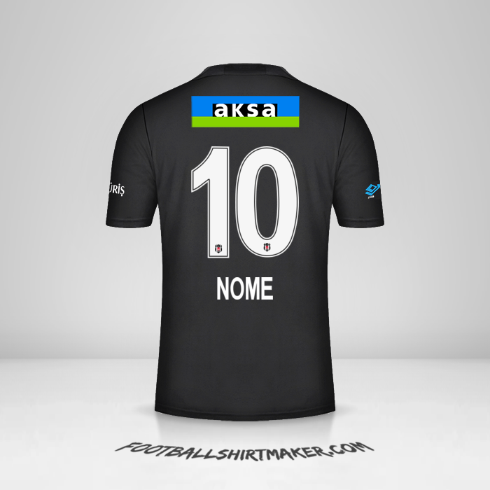 Maglia Besiktas JK 2021/2022 Seconda -  nome - 10