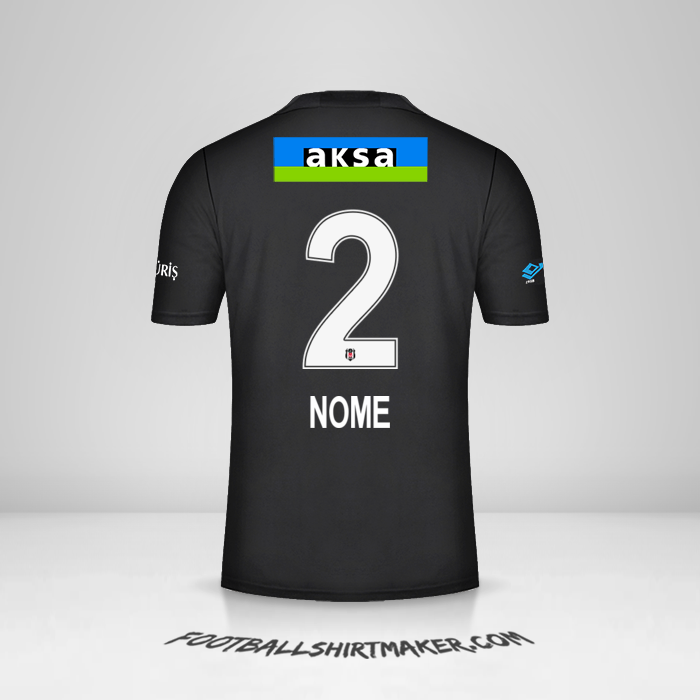 Maglia Besiktas JK 2021/2022 Seconda -  nome - 2