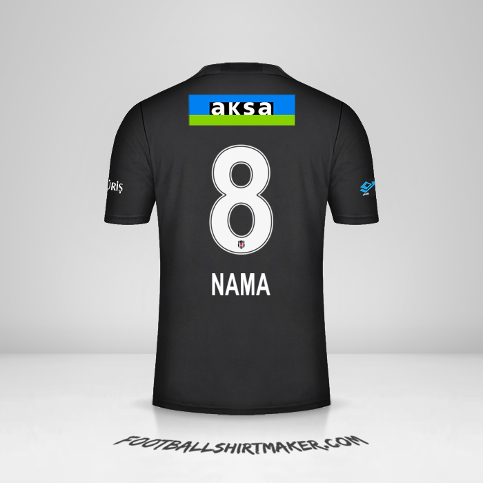 Jersey Besiktas JK 2021/2022 Alternatif -  nama - 8