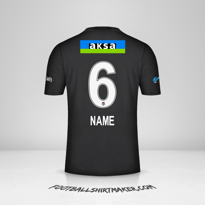 Trikot Besiktas JK 2021/2022 Auswärts -  name - 6