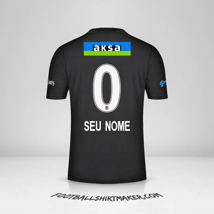 Camisa Besiktas JK 2021/2022 II -  seu nome - 0