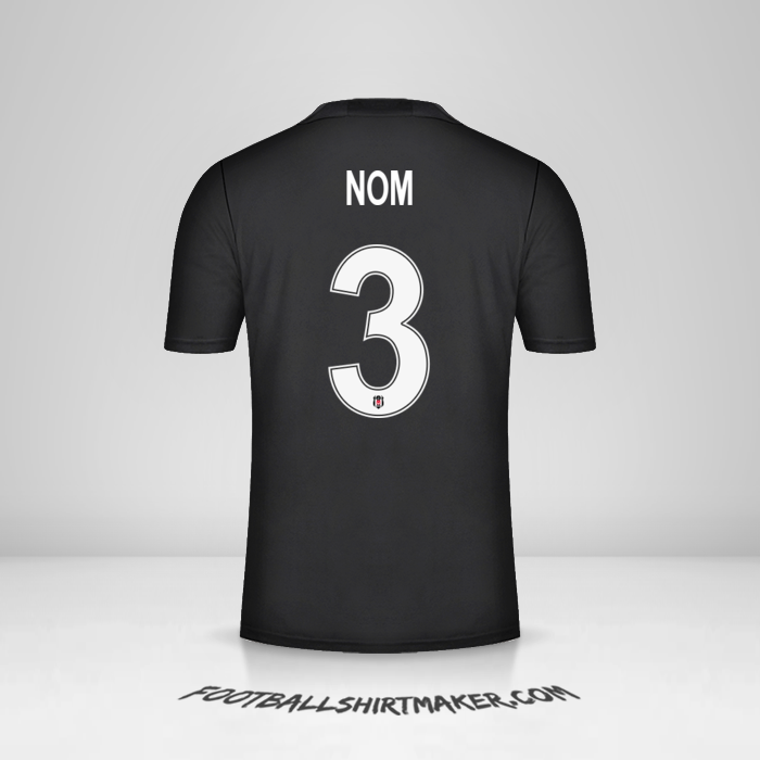 Maillot Besiktas JK Cup 2021/2022 Extérieur -  nom - 3