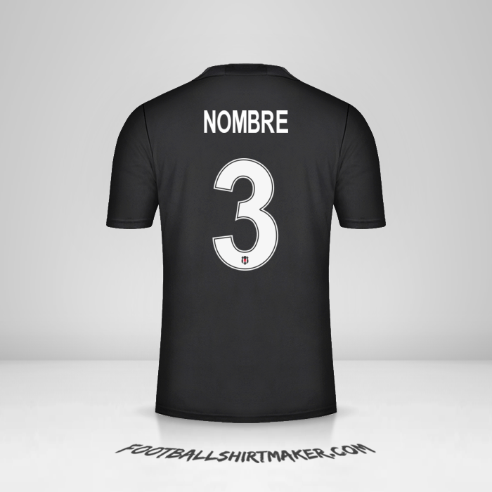 Camiseta Besiktas JK Cup 2021/2022 Visita -  nombre - 3