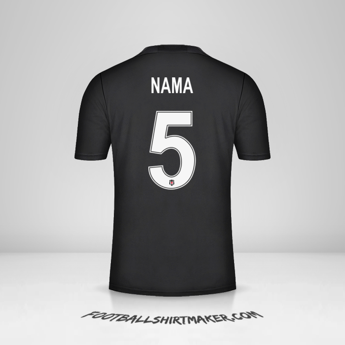 Jersey Besiktas JK Cup 2021/2022 Alternatif -  nama - 5