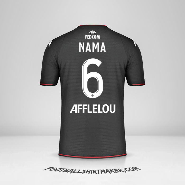 Jersey As Monaco 2021/2022 Alternatif -  nama - 6