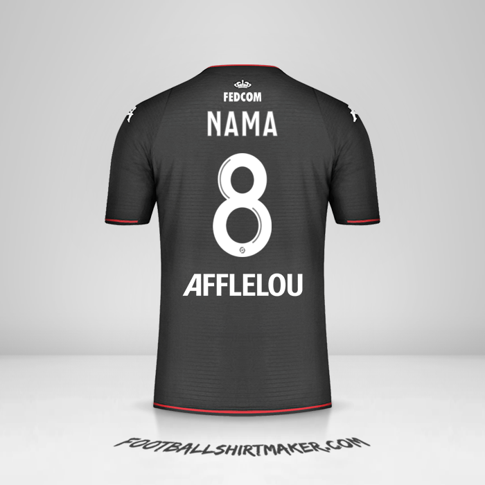 Jersey As Monaco 2021/2022 Alternatif -  nama - 8