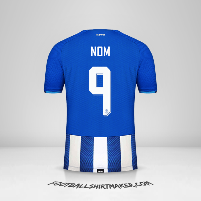 Maillot FC Porto UEL 2021/2022 -  nom - 9