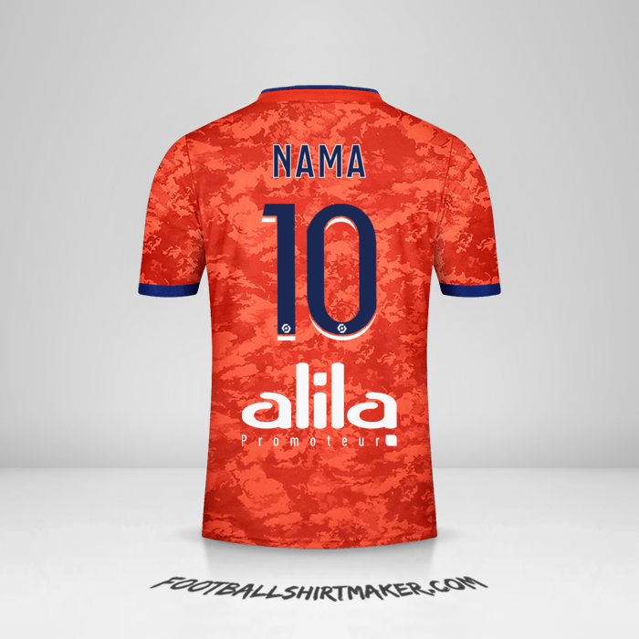 Jersey Olympique Lyon 2021/2022 Alternatif -  nama - 10