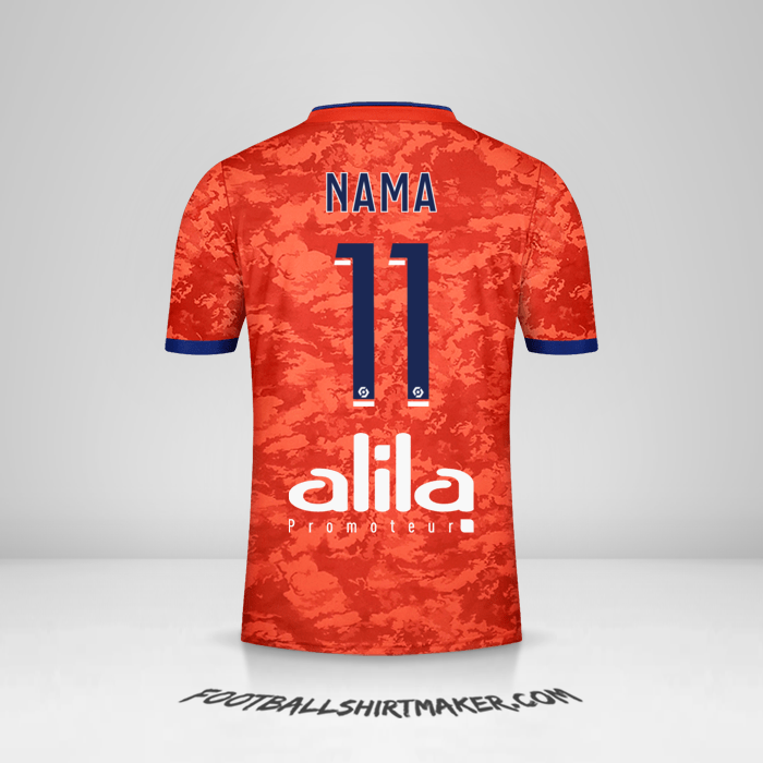 Jersey Olympique Lyon 2021/2022 Alternatif -  nama - 11