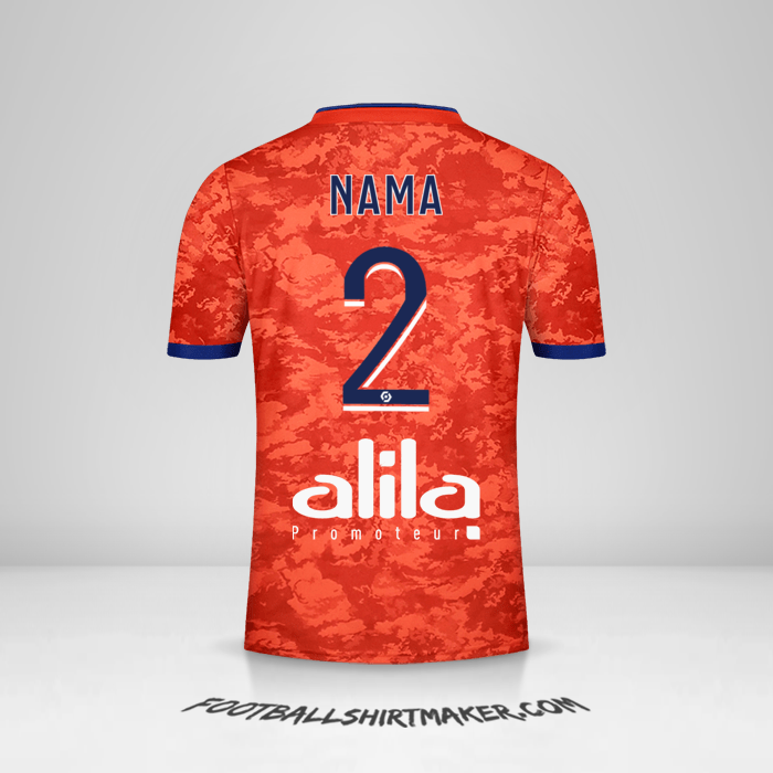 Jersey Olympique Lyon 2021/2022 Alternatif -  nama - 2