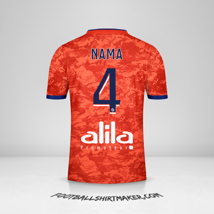 Jersey Olympique Lyon 2021/2022 Alternatif -  nama - 4
