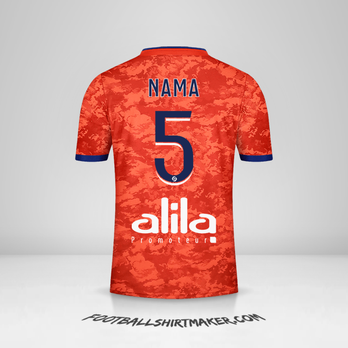Jersey Olympique Lyon 2021/2022 Alternatif -  nama - 5