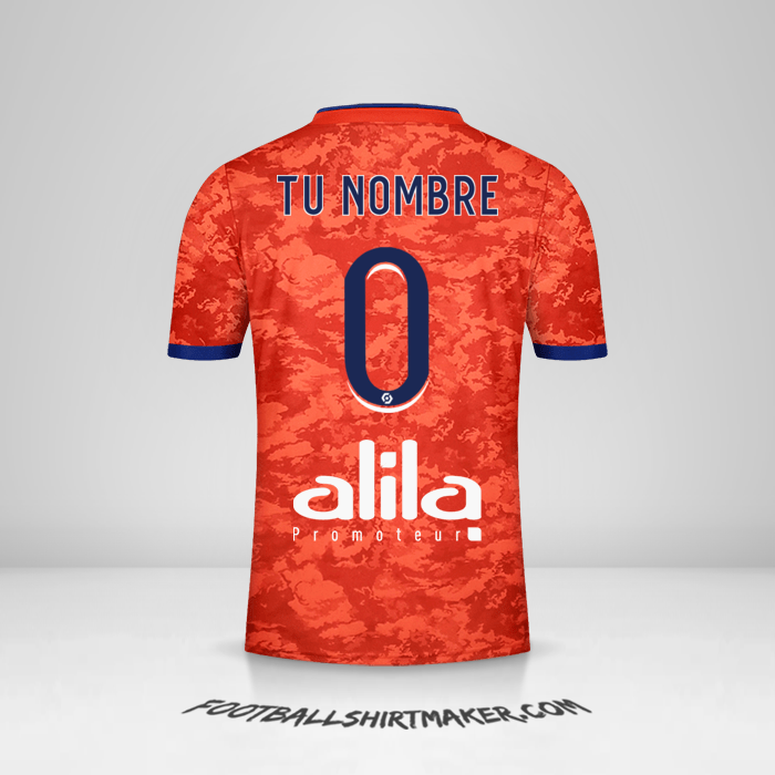 Camiseta Olympique Lyon 2021/2022 II -  tu nombre - 0