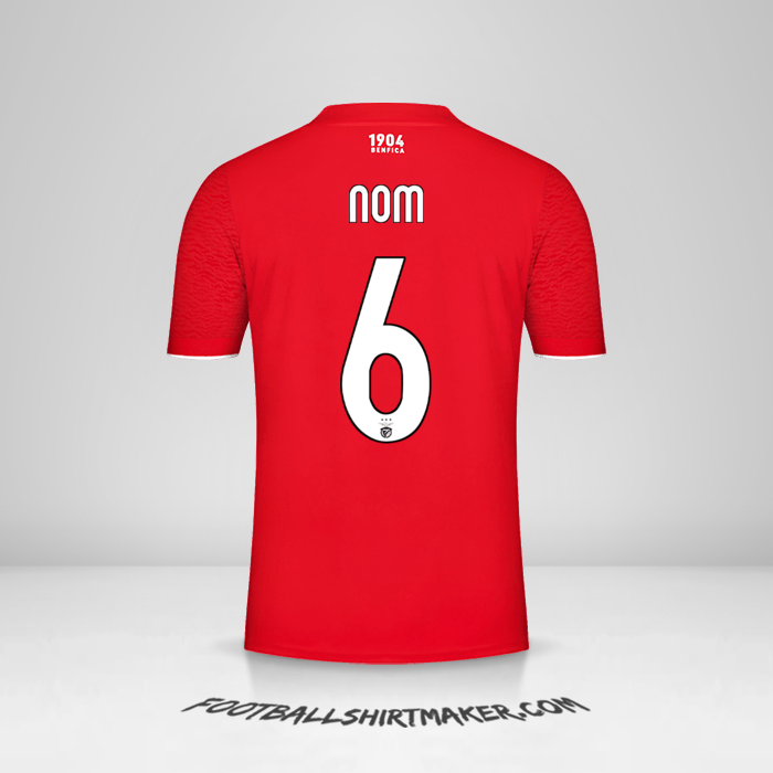 Maillot SL Benfica UCL 2021/2022 -  nom - 6