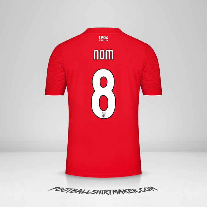 Maillot SL Benfica UCL 2021/2022 -  nom - 8