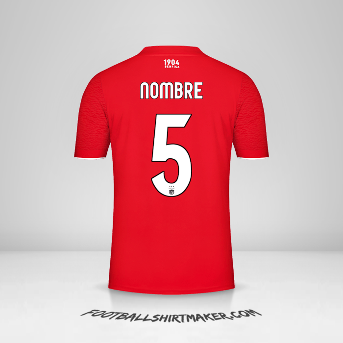 Jersey SL Benfica UCL 2021/2022 -  nombre - 5