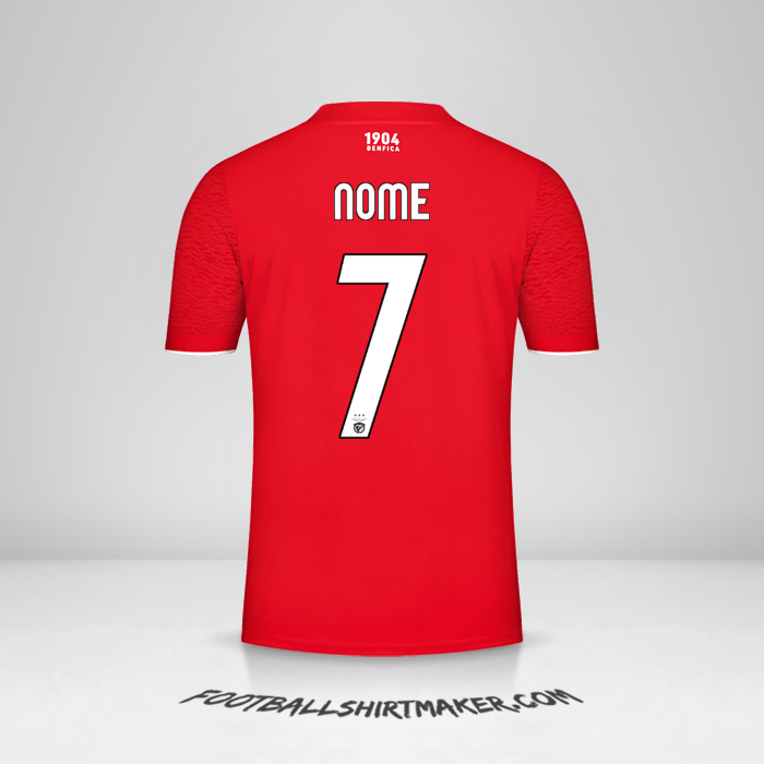 Camisa SL Benfica UCL 2021/2022 -  nome - 7