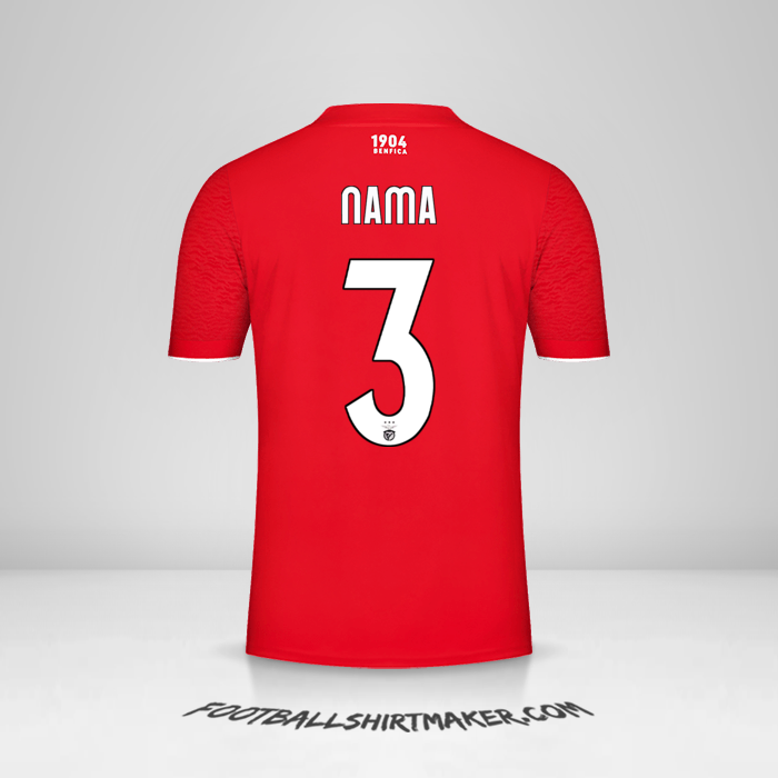 Jersey SL Benfica UCL 2021/2022 -  nama - 3